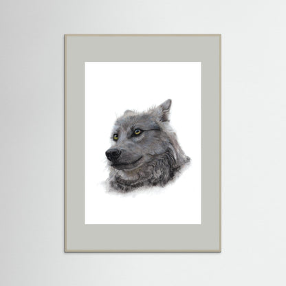 Wolf Art Print | Wildlife Wall Art for Nature Lovers
