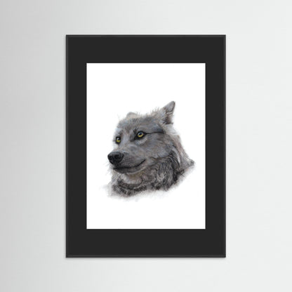 Wolf Art Print | Wildlife Wall Art for Nature Lovers