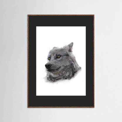 Wolf Art Print | Wildlife Wall Art for Nature Lovers