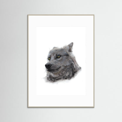 Wolf Art Print | Wildlife Wall Art for Nature Lovers
